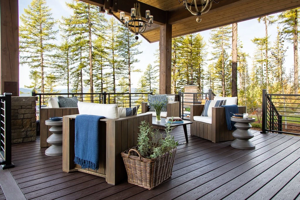 brown canopy veranda decking designs