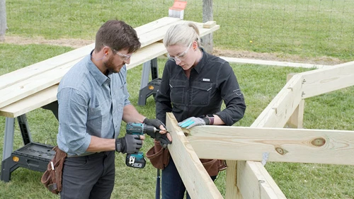 Building A Floating Deck Frame