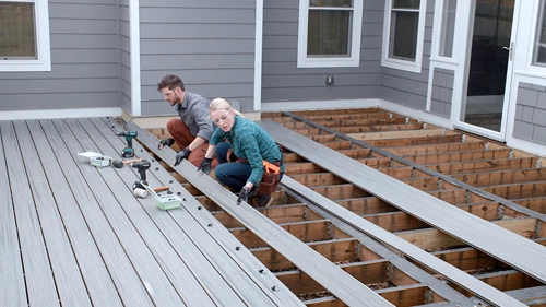 Installing Deck Boards With Hidden Fasteners