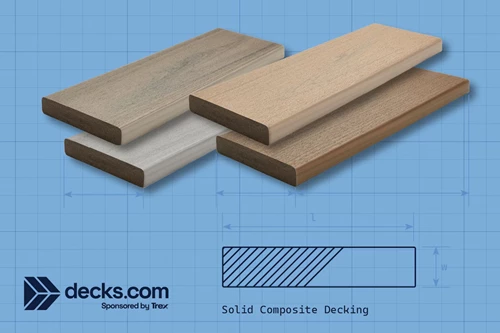 Solid Composite Decking