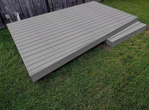 Small Gray Floating Deck