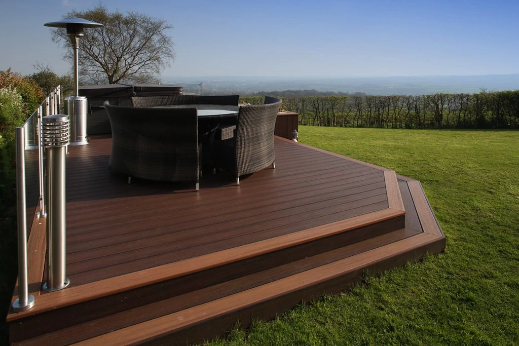 brown capped gossen decking ideas