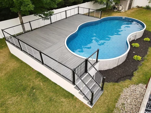 Above Ground Pool With Decks