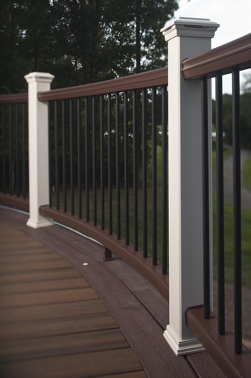 Deck Displaying Railing Colors