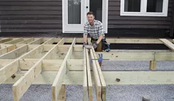How To Install Deck Joists Min