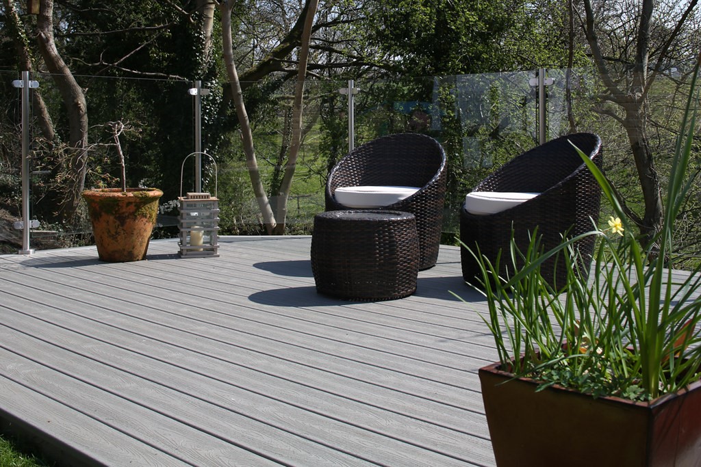 Grey Composite Decking Ideas & Images | Decks.com | Decks.com by Trex