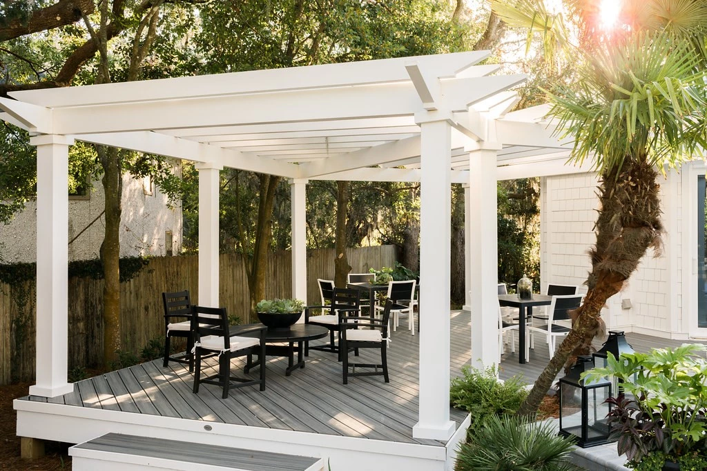 gray veranda decking designs