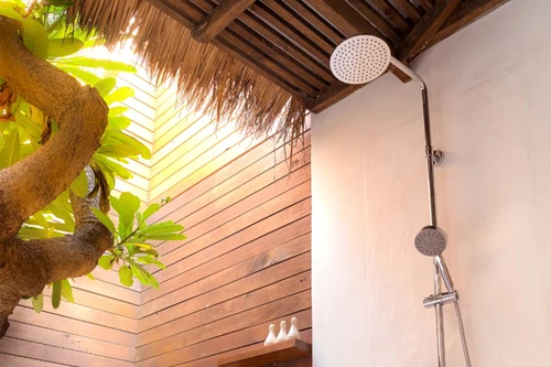 Thatched Pergola Outdoor Shower