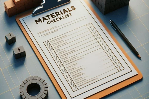 Materials Checklist