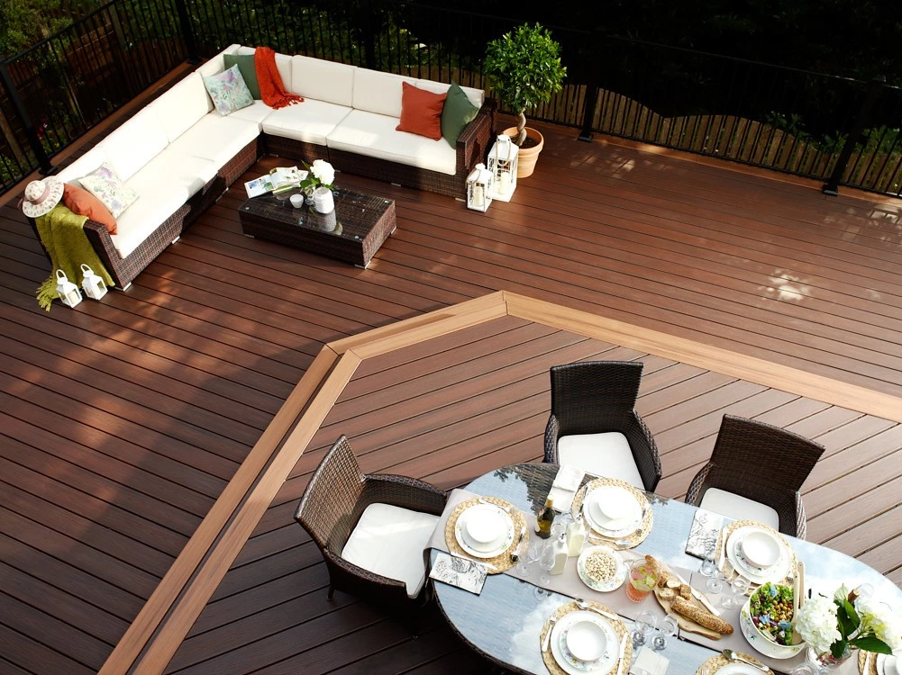 brown capped gossen decking ideas